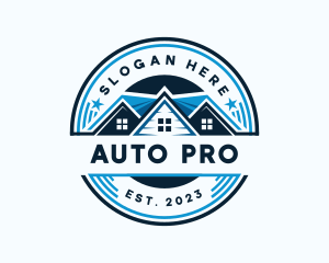House Realtor Roofing Logo