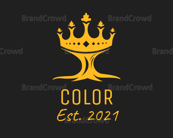 Golden Tree Crown Logo