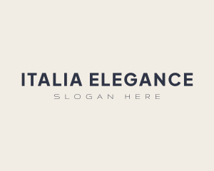 Generic Elegant Brand logo design