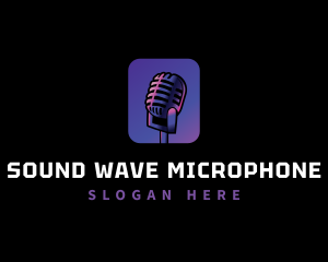 Microphone - Podcast Microphone logo design