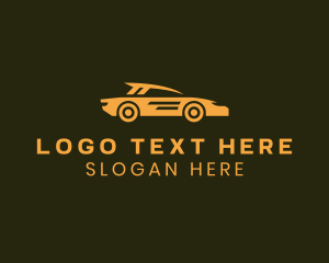 Engine - Sedan Car Automotive logo design