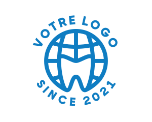 Dentistry - Orthodontist Dental Globe logo design