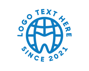 Stomach - Orthodontist Dental Globe logo design