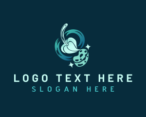 Clean - Cleaning Sanitation Mop logo design