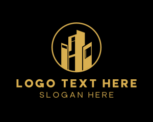 Premium - Premium Real Estate Building logo design