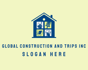 Buildings - Clean Housekeeping Equipment logo design