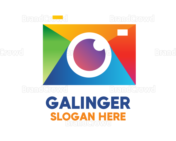 Colorful Photography Camera Logo