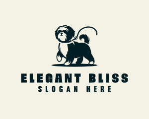 Dog Pet Leash Logo