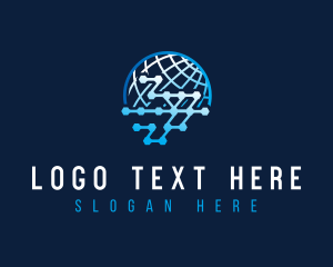 Retina - Digital Global Technology logo design