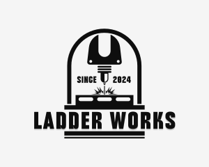 Laser Metalworks Machinery logo design