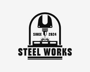 Laser Metalworks Machinery logo design