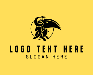 Nature Conservation - Toucan Bird Aviary logo design