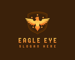 Eagle Phoenix Shield logo design