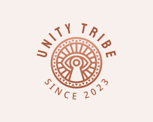 Ancient Tribe Eye  logo design