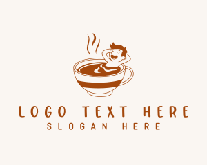 Relaxing - Relaxing Coffee Cup logo design