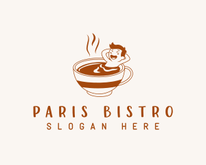 Relaxing Coffee Cup  logo design