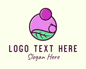 Newborn - Organic Mother Breastfeed logo design