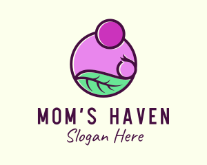 Organic Mother Breastfeed logo design