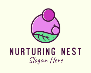 Organic Mother Breastfeed logo design