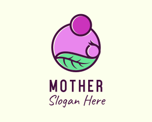 Organic Mother Breastfeed logo design