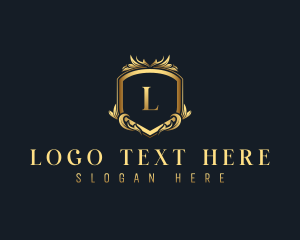 Leaf - Premium Ornament Crest logo design