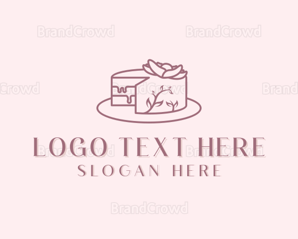 Sweet Cake Dessert Logo