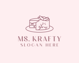 Sweet Cake Dessert Logo