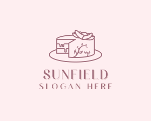 Sweet Cake Dessert Logo