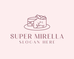 Sweet Cake Dessert Logo