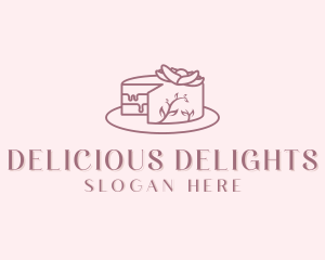 Sweet Cake Dessert logo design