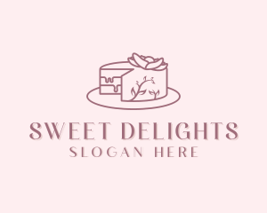 Sweet Cake Dessert logo design