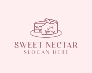 Sweet Cake Dessert logo design