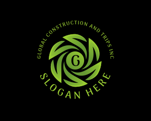 Natural Eco Leaves Logo