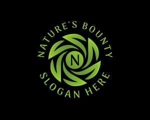 Natural Eco Leaves logo design