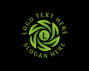 Vegan - Natural Eco Leaves logo design