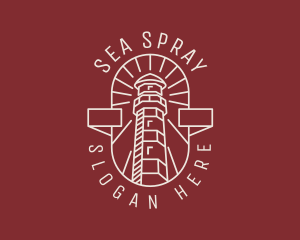 Lighthouse Nautical Tower logo design