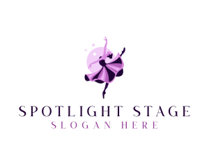 Dance Ballerina Performer logo design