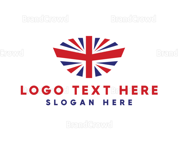 Tourism United Kingdom Flag Logo