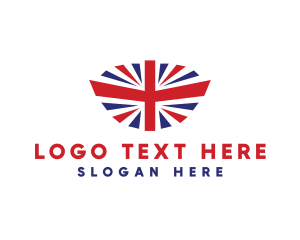 Great Britain Flag logo design