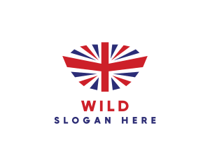 Tourism United Kingdom Flag Logo