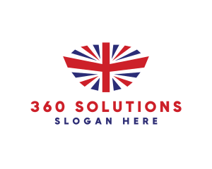 Great Britain Flag logo design