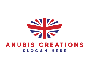 Great Britain Flag logo design