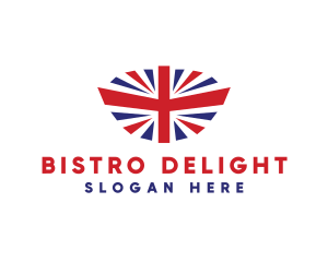 Great Britain Flag logo design