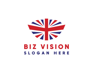 Great Britain Flag logo design