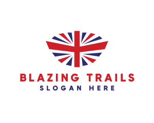 Great Britain Flag logo design