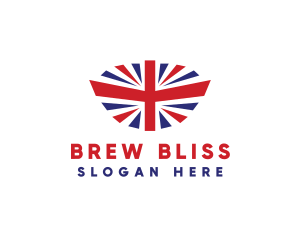 Great Britain Flag logo design