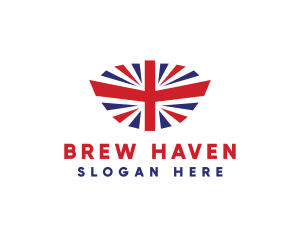 Great Britain Flag logo design