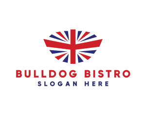 Great Britain Flag logo design