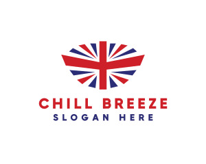 Great Britain Flag logo design