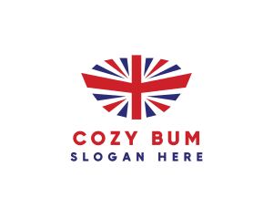 Great Britain Flag logo design